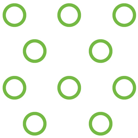 10 Pk Green HNBR O-ring - #12 (3/4") P-nut MT0261-10