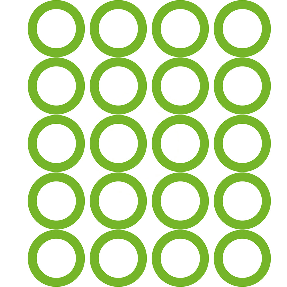 20 Per Green HNBR O-ring - Opel/vauxhall MT0262