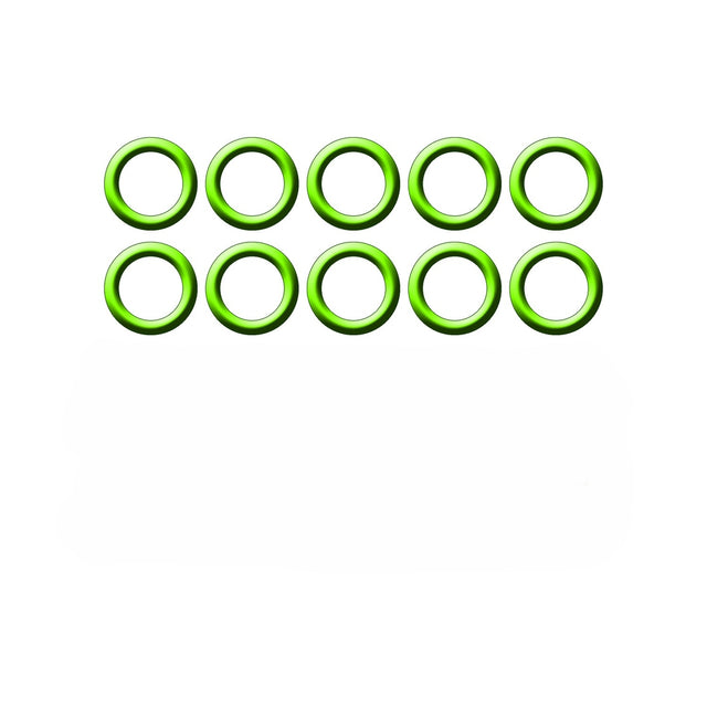 10 Pk Green HNBR O-ring - #10 (5/8") P-nut MT0274-10