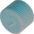 5 Pk R134A Valve Cap - Light Blue - Lo Side MT0310