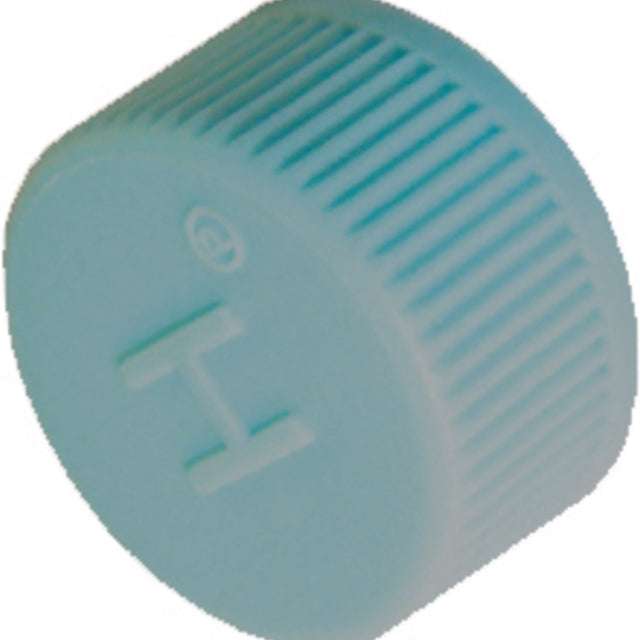 5 Pk R134A Valve Cap - Light Blue - Hi Side MT0311