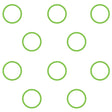 10 Per, Green HNBR O-ring - Mazda MT0337-10