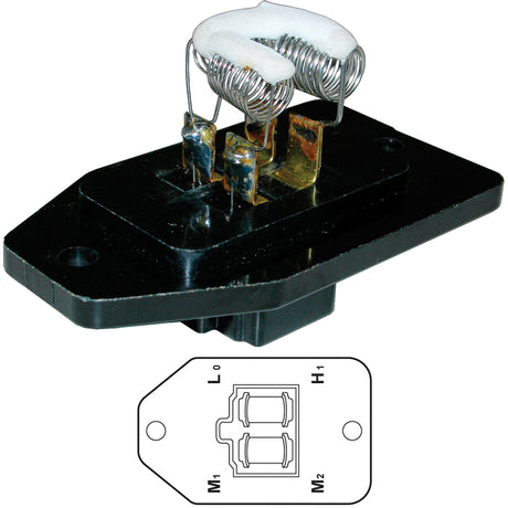 Blower Resistor MT0634