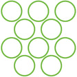 10 Pk, O-ring, Green HNBR MT0920-10