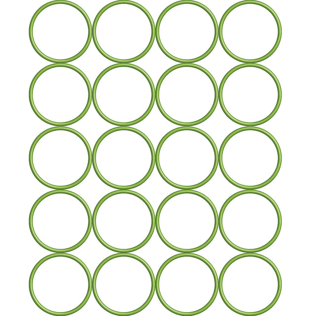 20 Per Green HNBR O-ring,gm Opel/vaxuall: 9317061 MT0994