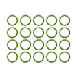 20 Pk Green HNBR O-ring MT1369