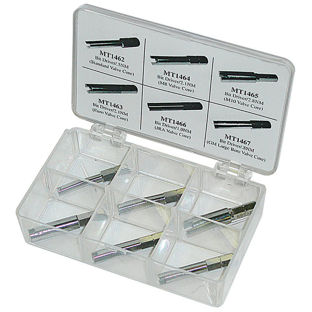 Valve Core - Bit Driver Assortment Kit MT1460