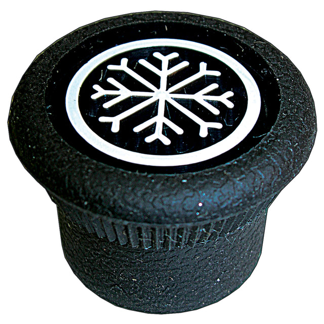 Knob - D Shaft W/white Snow Flake MT1532