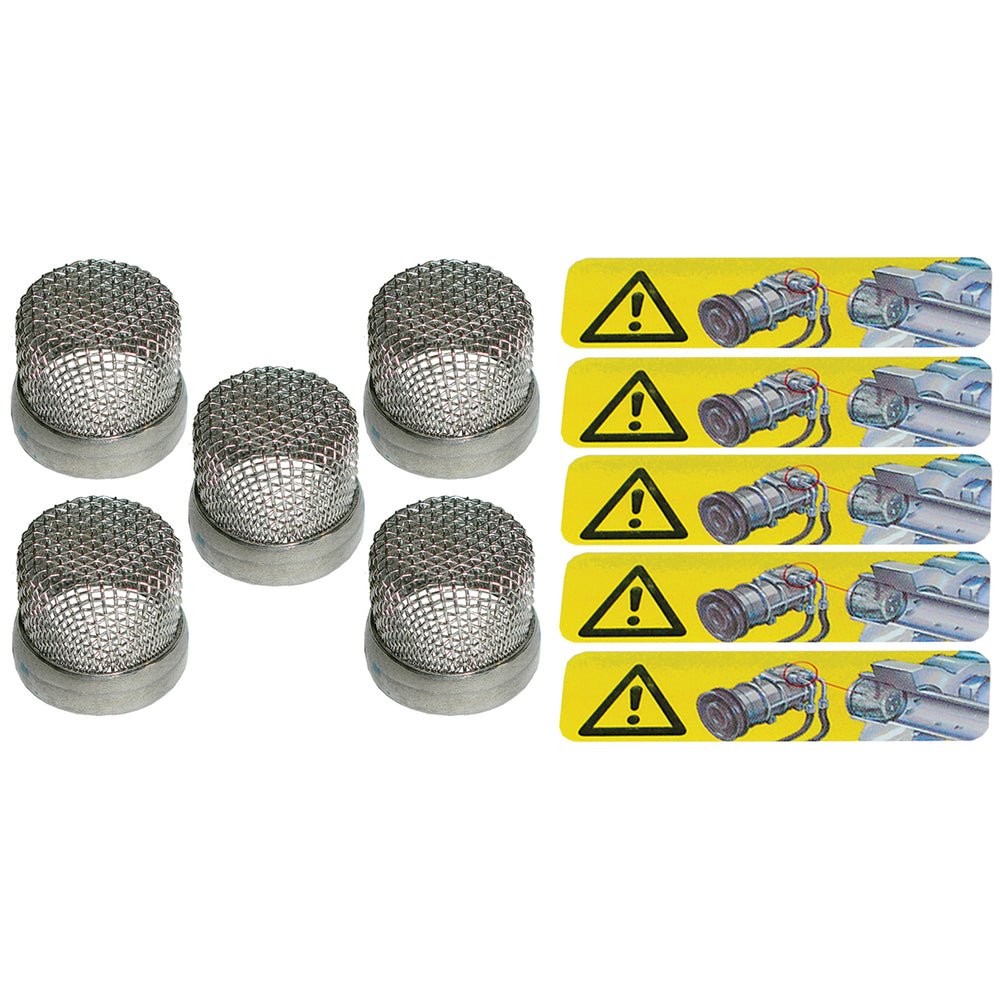 5 PK COMPRESSOR GUARD SCREEN SIZE - 11.07mm MT1552