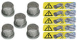 5 PK COMPRESSOR GUARD SCREEN SIZE - 11.96mm MT1554