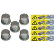 5 PK COMPRESSOR GUARD SCREEN SIZE - 12.00mm MT1555