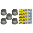 5 PK COMPRESSOR GUARD SCREEN SIZE - 12.70mm MT1557