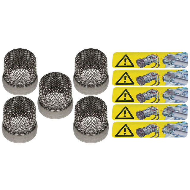 5 PK COMPRESSOR GUARD SCREEN SIZE - 13.49mm MT1560