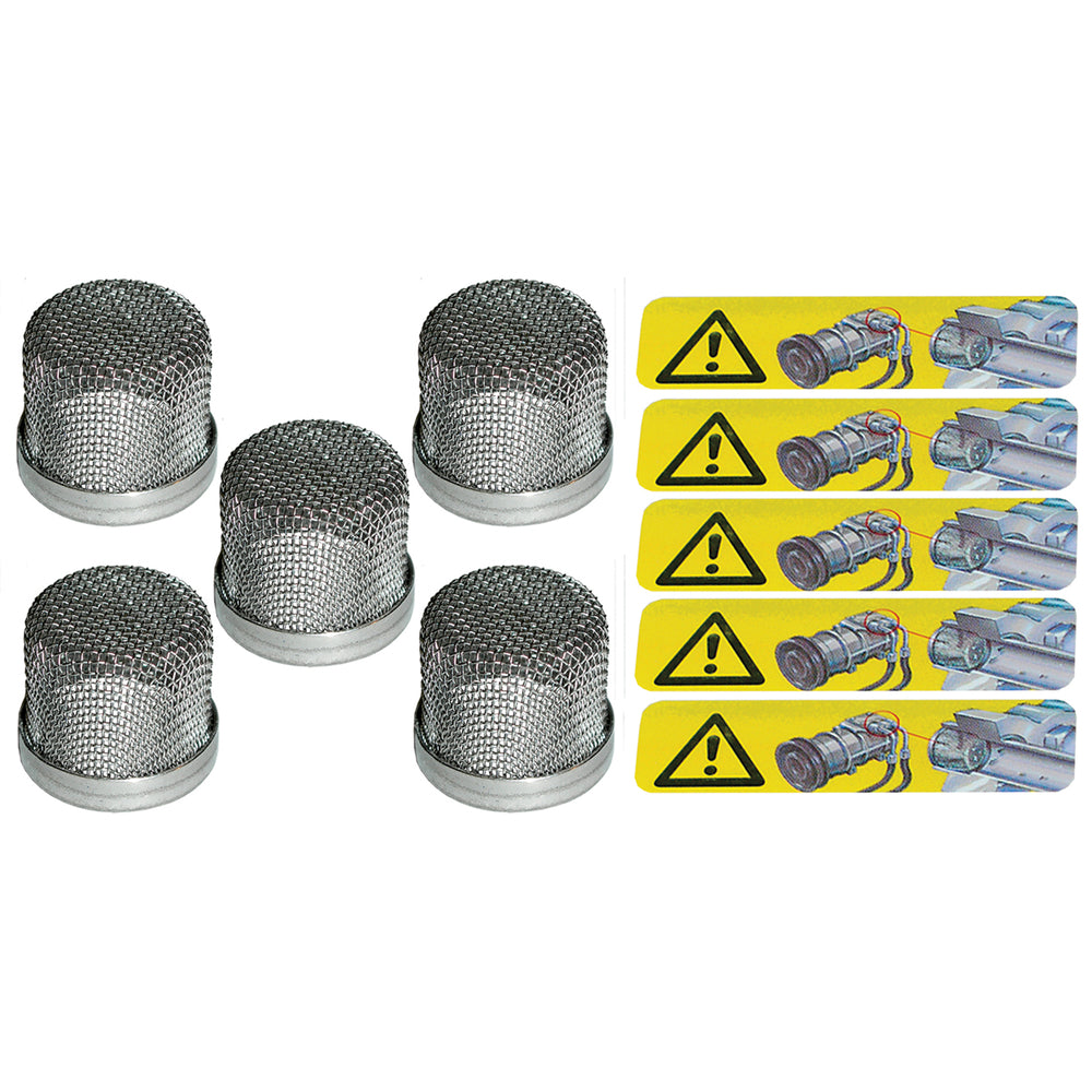 5 PK COMPRESSOR GUARD SCREEN SIZE - 14.25mm MT1563