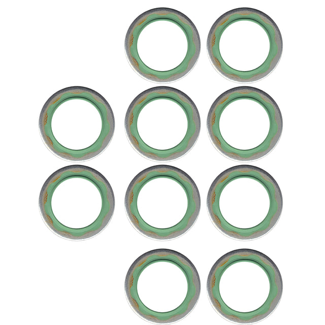 10 PK SEALING WASHER - SLIM LINE - 11.34mm ID MT1588