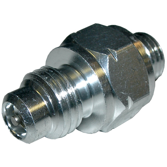 FITTING 3/8-24in MOR X M12-1.50 MALE SWITCH W/VALVE MT1607