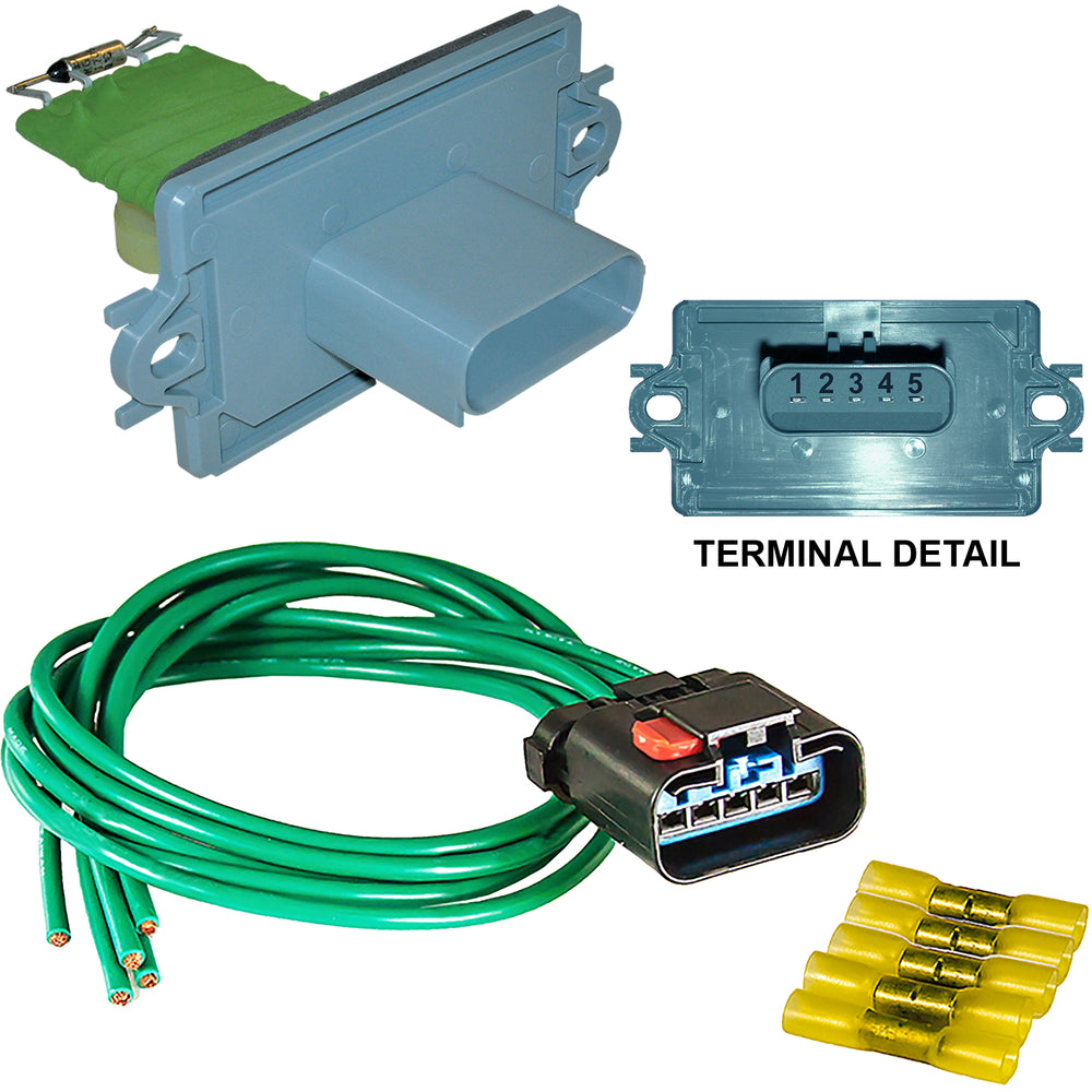Blower Resistor with Pigtail MT1821-K