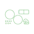 Mitsubishi MCS105CVS Gasket Kit MT2127