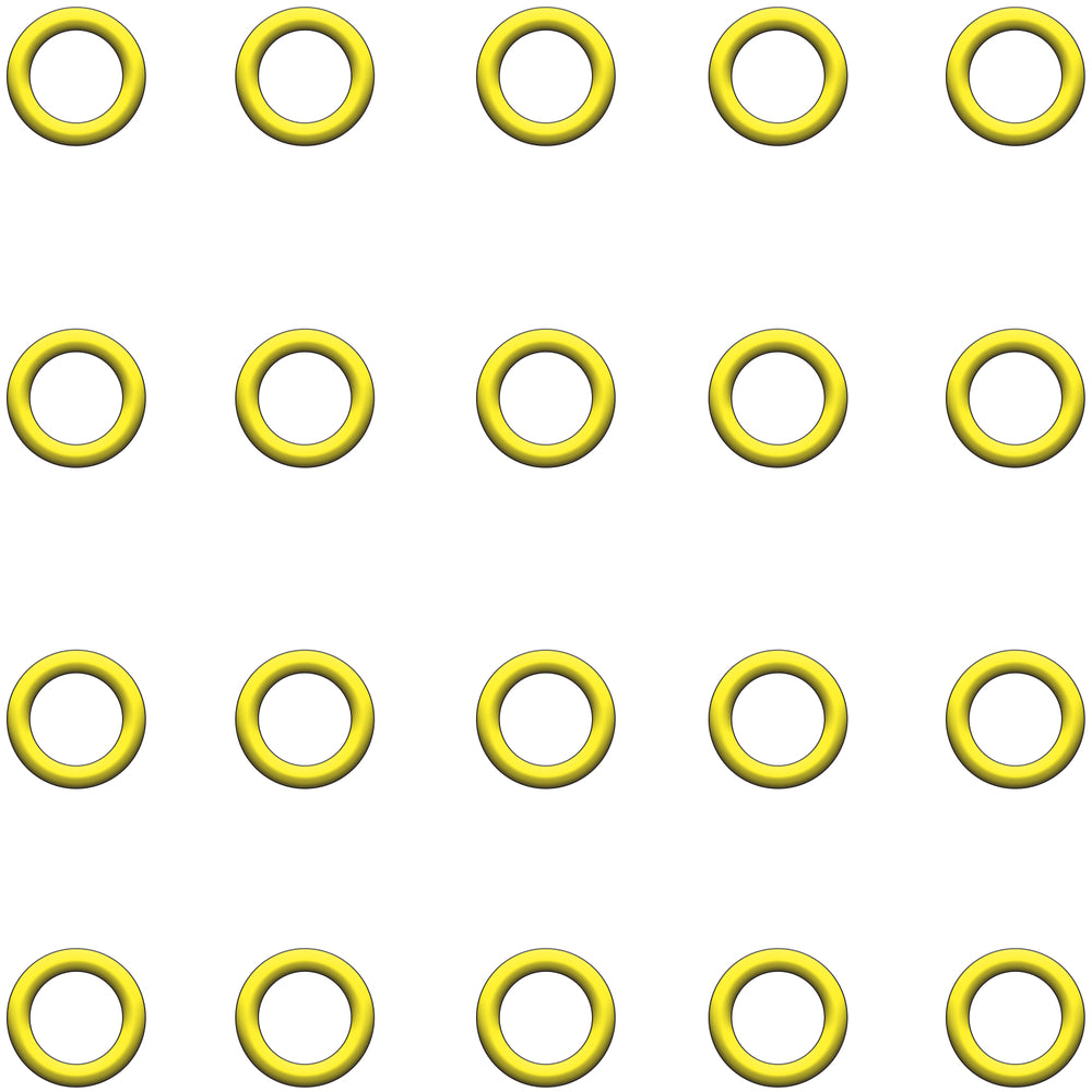 20 Per,yellow HNBR O Rings MT3810