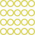 20 Per,yellow HNBR O Rings MT3811