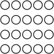 20 Pk Lathe Cut Seal MT3952
