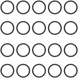 20 Pk O-ring Black Nitrile MT3956