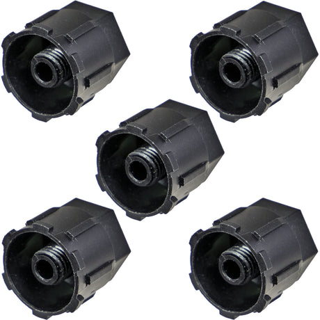 5 Pk, Cap Low Side M8 X 1 Long Post MT6071-5