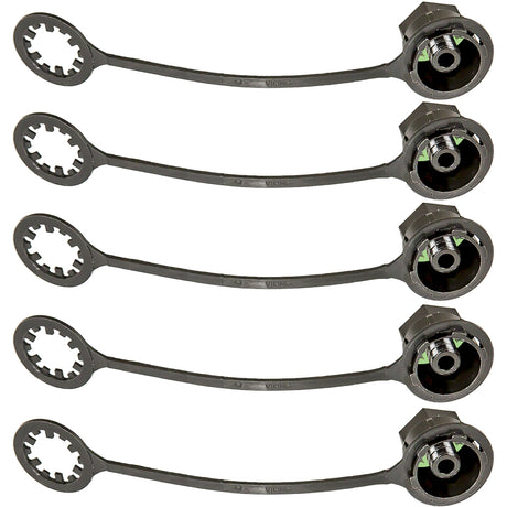5 Pk, Cap Low Side M8 X 1 Long Post MT6076-5