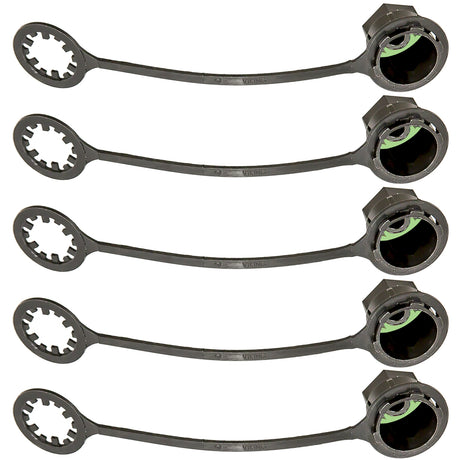 5 Pk, Cap Low Side M9 X 1 Short Post MT6077-5