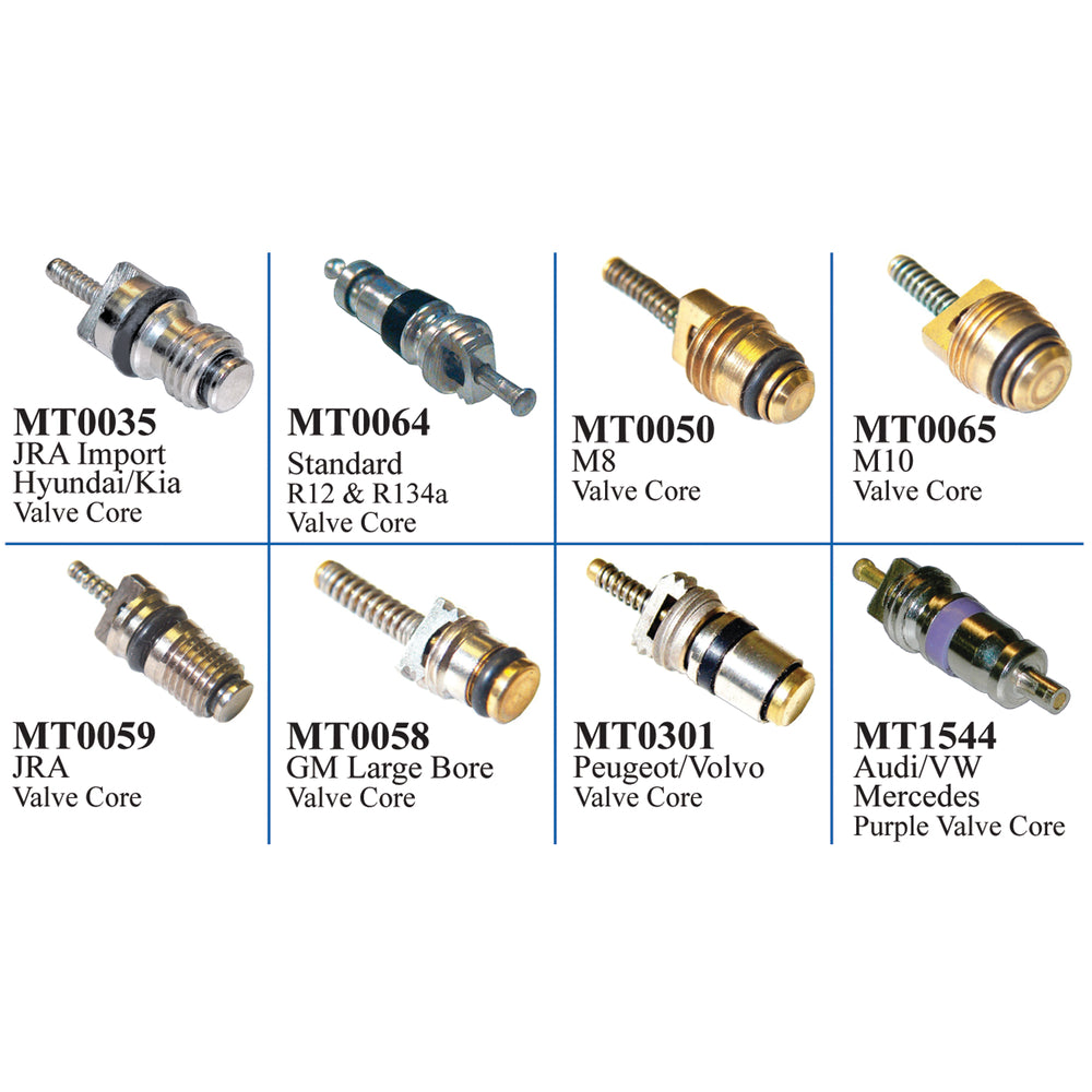 Valve Core Assortment Kit (8 Different Cores) MT9510