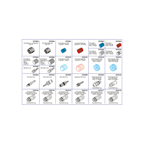 Master Tech MT2000 Cap & Valve Kit MT9558