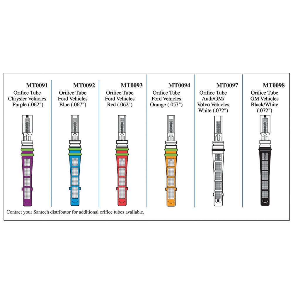 Rapid Pro A/C Kit - Box 2 (orifice Tubes) MT9580