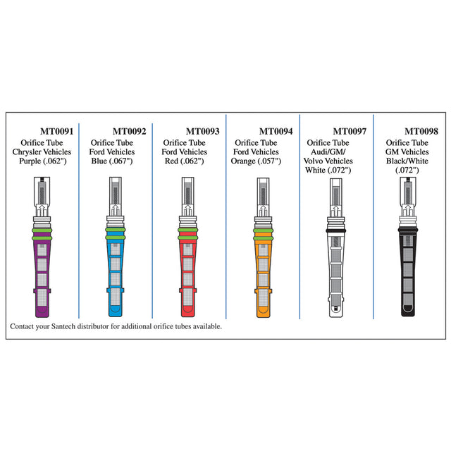 Rapid Pro A/C Kit - Box 2 (orifice Tubes) MT9580