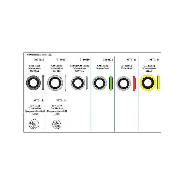 Gm/harrison Sealing Washer Kit MT9588