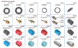 Rapid Pro II A/C Kit-box 3 Caps/valves/washers MT9604