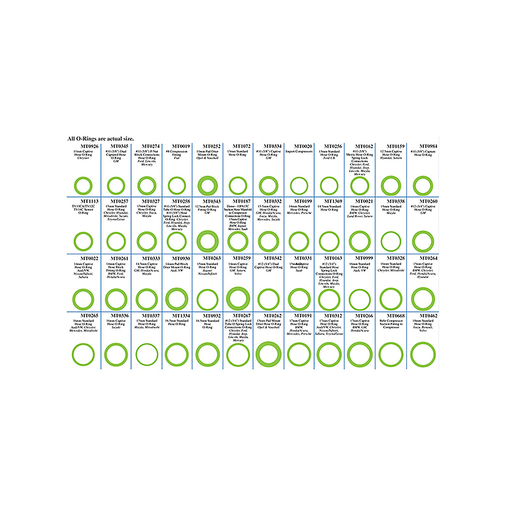 Ultimate - 48 Compartment Kit O-rings .453 to .709 MT9613