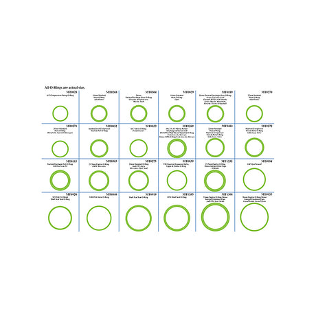 Ultimate - 24 Compartment Kit O-rings .724 to 1.42 MT9614