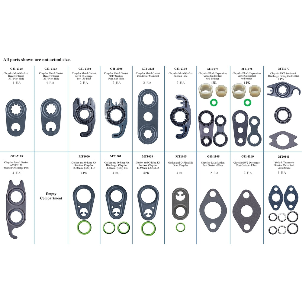 Ultimate - 18 Compartment Kit - Chrysler Metal/fiber MT9616