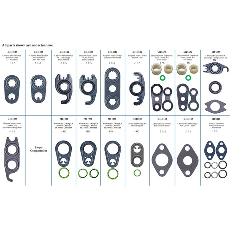 Ultimate - 18 Compartment Kit - Chrysler Metal/fiber MT9616