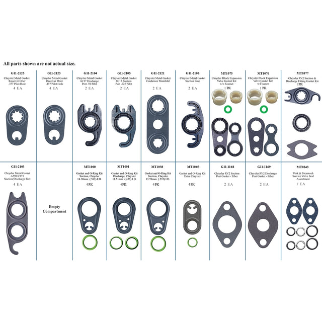Ultimate - 18 Compartment Kit - Chrysler Metal/fiber MT9616