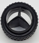 Louver, Ball 2", Black,w/ring 58-01379-00