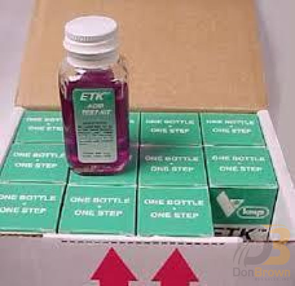Acid Test Kit Min/sin Oil (Pack Of 12 Tests) 07-00260-00 Air Conditioning