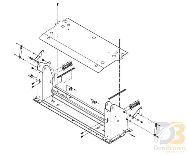 Assembly Base Front 48 Inch Ftg Kit Shipout 945 - 3148Fna - 34Ks Wheelchair Parts