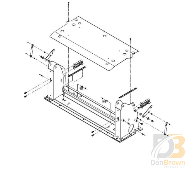 Assembly Base Rear 48 Inch Fitting Kit Shipout 945 - 3148Rna - 33Ks Wheelchair Parts