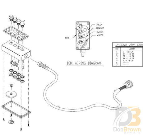 Assembly Hand Control Uvl855Evom 2’ - 4’ Kit Shipout 73946Evomaks Wheelchair Parts