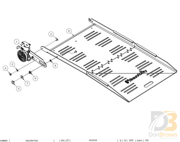 Assembly Ramp 30’ 50 / Manual Non - Swing Ada Kit Shipout E515Dsa3050Ada - 1Ks Wheelchair Parts