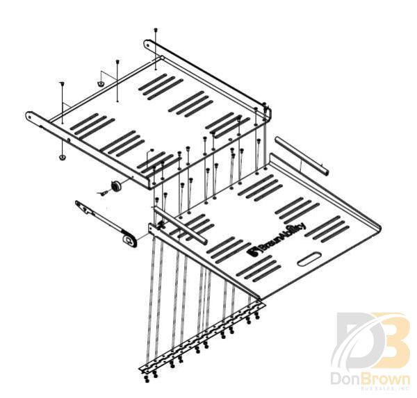 Assembly Ramp Base And Ext 28.75’ Auto Kit Shipout E60003Dsa2814Ks Wheelchair Parts