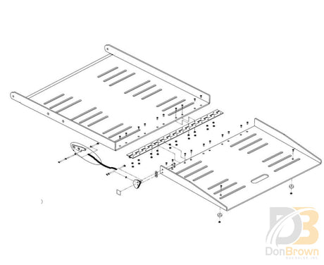 Assembly Ramp Base And Extension 29.25’ Auto S 08 Kit Shipout E90111Dka2908Ks Wheelchair Parts