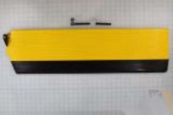 ASSEMBLY ROLL STOP WITH RUBBER END 33 INCH ALUMINUM YELLOW KIT SHIPOUT   915R4312A-33YKS