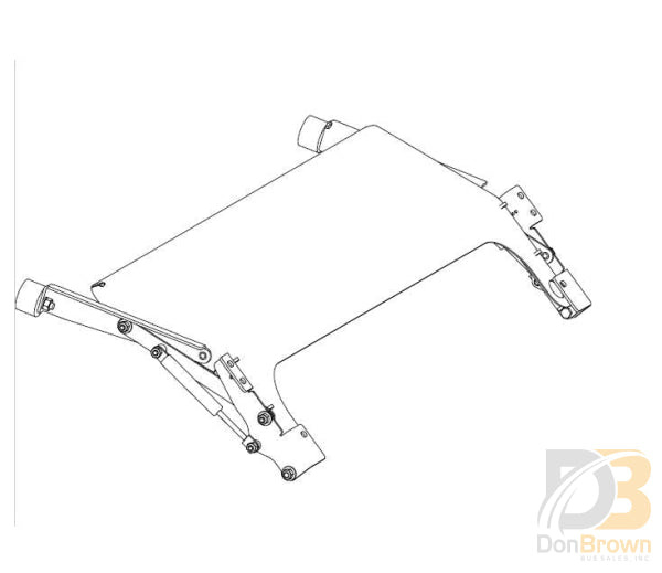 Assembly - Ru Footrest Fold Xt / Ada Ru2017Se Kit Shipout 509834Aks Wheelchair Parts